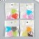 Busina for creativity plastic "Heart Puply" mix 3x3.1x0.8 cm