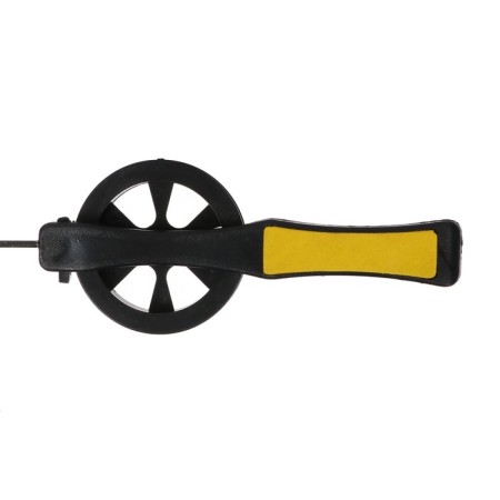 Winter fishing rod, plastic handle, guide fishing lines, yellow, HFB-15-2