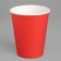 A glass of paper "red" for hot drinks, 250 ml, diameter 80 mm