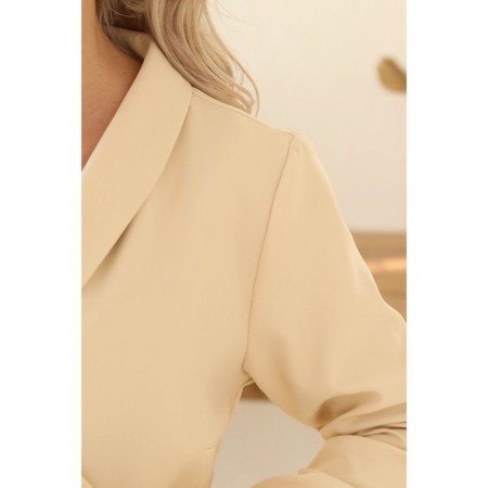 Female dress, size 50, peach color-5