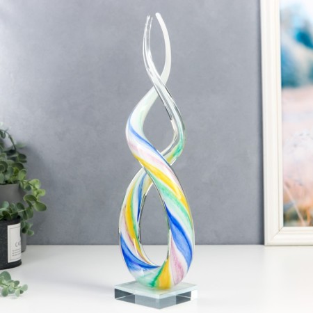 Interior glass souvenir "Vitk" under Murano glass 38x4x14 cm-1