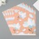 Scrapbooking paper "Pale blue flowers" density 180 grams set 5 pcs 30.5x32 cm