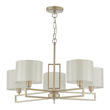 Suspended EVOLUCE lamp. Sle105803-05. Danae. 5x40 watts, E14, 68.5x68.5x37 cm, matte gold color-5