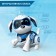 Robot dog “Chappi” IQ Bot, interactive: touch, light, sound, musical, dancing, on the battery, in Russian, blue