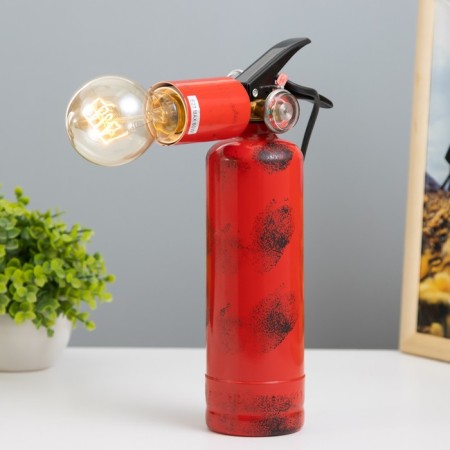 Fire extension table "Fire extinguisher" E27 40W Red 25x20x10cm Risalux-1