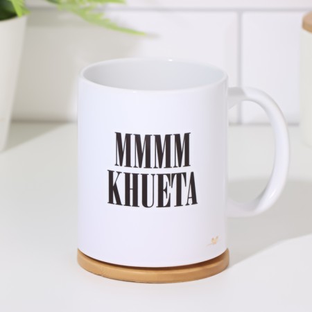 Sublimation mug "MMM KHUETA", with application-1