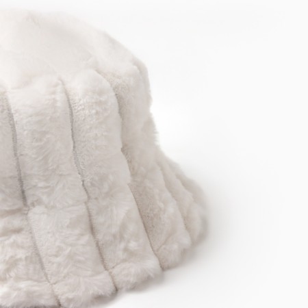 Panama winter minku, white color, rr 56-58-5