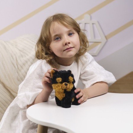 Soft toy "Dog", black color/-6