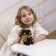 Soft toy "Dog", black color/