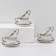 Ceramic tea service "Snow avalanche", 12 items: 6 mugs 80 ml, 6 Smashes d = 11.2 cm, color mix