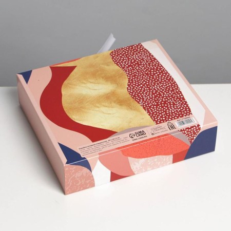 Gift folding box, packaging, "I love you", 20 x 18 x 5 cm-4