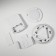 Nightlight with PDU 16042/1 LED from batteries 3AAA White 9x9x2 cm Risalux