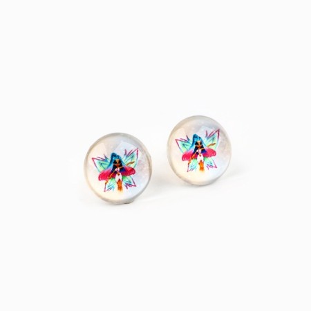 Серьги гвоздики "Яркого стиля", 1.5 х 1.5 см, МИКС-5