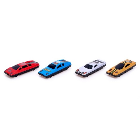 Set of metal machines "Race", 4 pcs., Mix colors-6