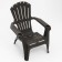 MIAMI chair, dark chocolate, 88.8 x 73.5 x 74.5 cm
