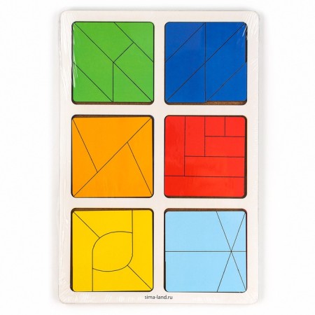 Squares Nikitin 3 level, 6 squares-6