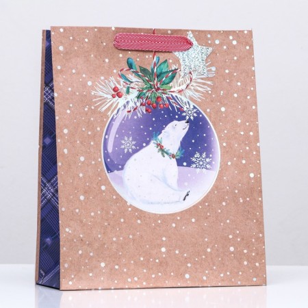 Gift package "White Bear" 26 x 32 x 12 cm-2