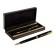 Handle Gift ball in the leatherette case is swivel pb s, black/gold housing