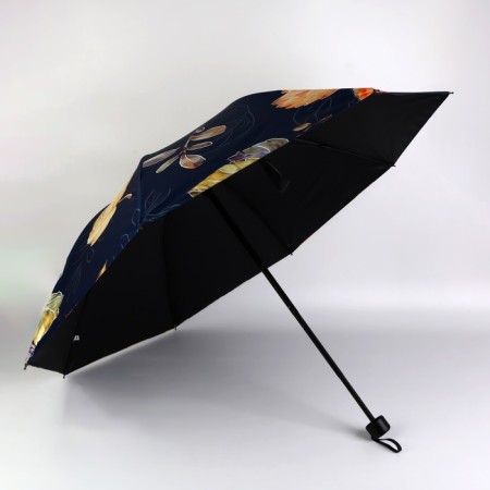Mechanical "Listopad", Eponge, 4 additions, 8 spokes, r = 48 cm, color mix-2