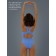 Sports swimsuit onlytop, size S (44), blue color