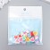 Beads for PVC creativity "Hearts with a contour" Color set 20 pcs 1x1x1 cm