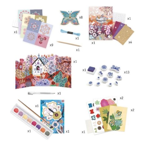 DJeco Flower Box Creativity Set-2