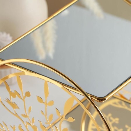 Dessers stand 2-tier Tree, 28 × 19 × 27 cm, golden color of gold-1