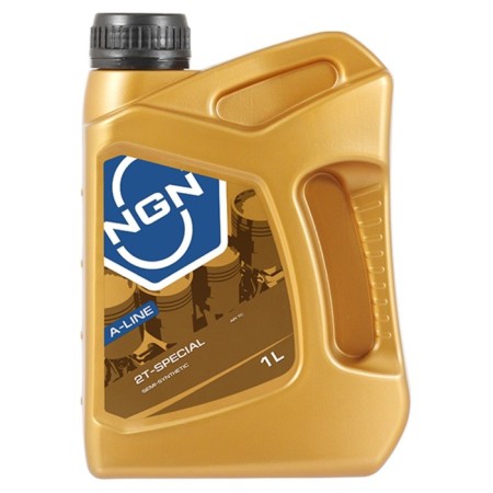 Motor oil NGN A-line 2T-Special, semi-synthetic, 1 liter
