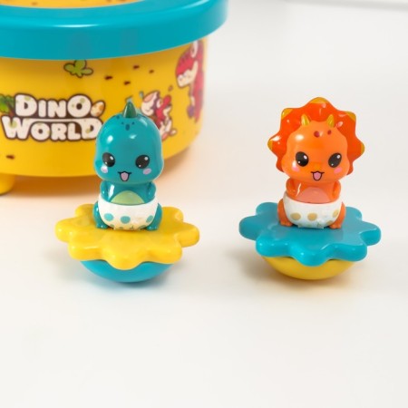 Souvenir Musical Mechanical Magnetic "Dinosaurs" 12.2x12.2x11.5 cm-5