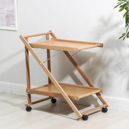 Serving table 2-tier r.phillip, 75 × 45 × 62 cm, light beech-1