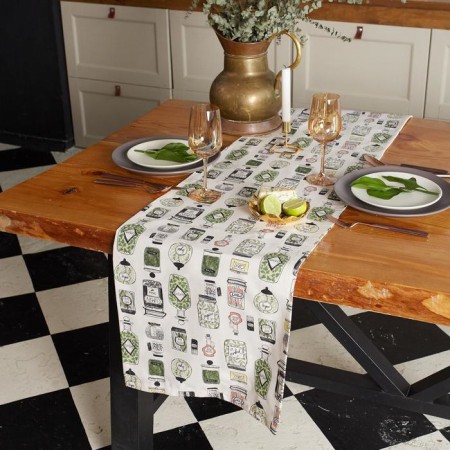 The track “Ethel” Kitchenware 40x149cm, 100% cotton, sarzha 190 g/m2
