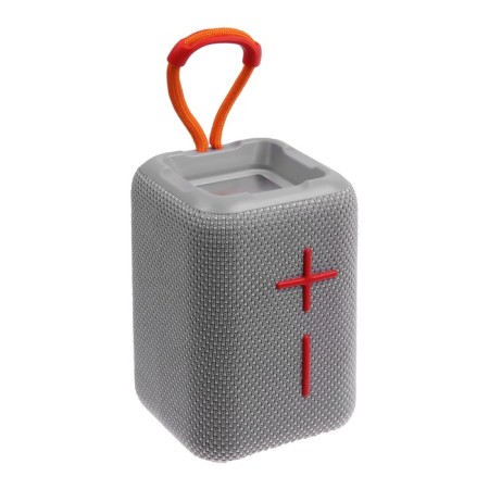 Portable column F68, 5 W, 600 mAh, backlight. Micro SD, gray-1