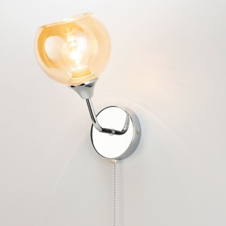 Sconces Citilux "til" CL138315, 12x27 cm, 1x60W, e27, brown color-1
