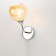 Sconces Citilux "til" CL138315, 12x27 cm, 1x60W, e27, brown color