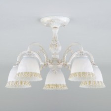 Campina chandelier, 5x60W E27, white color