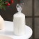 Candle-cylinder smooth, 6x10 cm, white, 20 hours