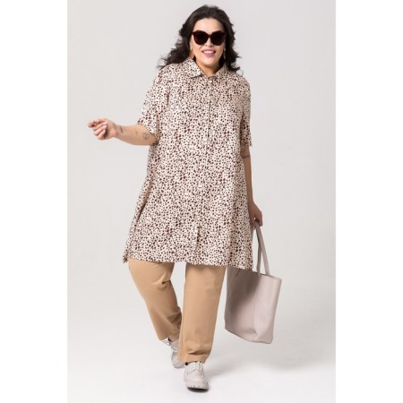 Female tunic, size 70, beige color