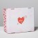 Gift folding box, packaging, “love around”, 31.2 x 25.6 x 16.1 cm