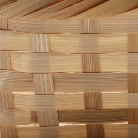 A set of wicker baskets, D19x9/32 cm, d22x9.5/34 cm, d25x10/36 cm, 3pcs, bamboo-6
