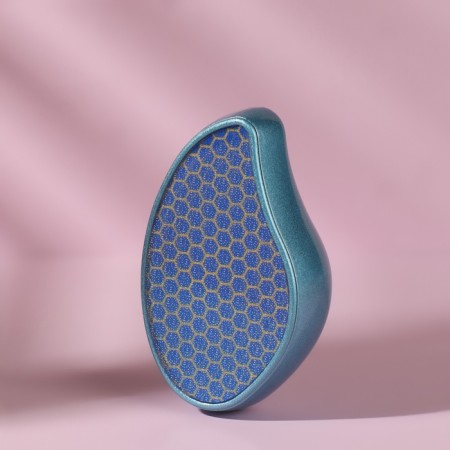 Glass Nano-rub for legs, 10.5 × 5.5 × 3.3 cm, blue color-1