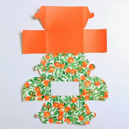 Confectionery packaging Bilateral "Orange", 16 x 10 x 10 cm-6