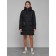Coat insulated winter female, size 54, black color