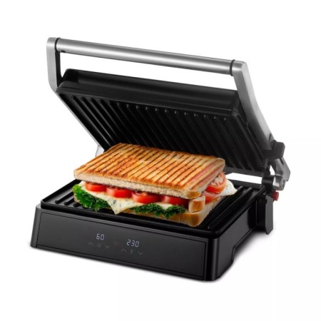 Electric grill KitFort KT-3664, 2000 W, anti-stick coating, 35x34 cm, black