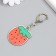 Acryl keychain "Strawberry" 4.6x3.5 cm