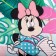 Bed linen 1.5 joint venture "Spring Palms", Minnie Mouse, 143*215 cm, 150*214 cm, 50*70 cm -1 pcs, Poplin