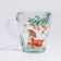 Gift set of New Year's mugs of glass "Curvat and comfort!", 2 pcs