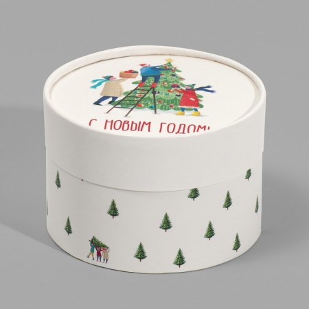 Gift box "Happy New Year", 12 x 8 cm, new year-1