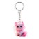 Key keychain "cat", 4 x 3.5 cm