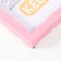 Photo frame plastic 21x30 cm 3 series, pink (plastic screen)