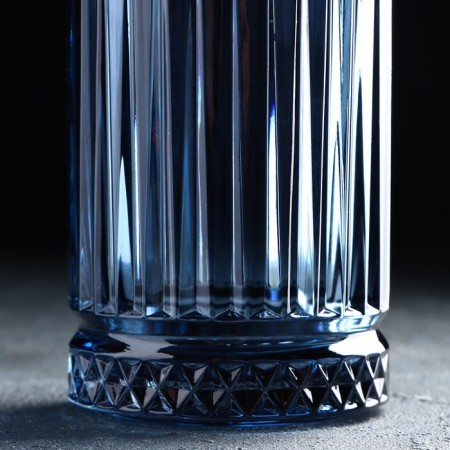 Glass glass Elysia, 450 ml, blue color-1